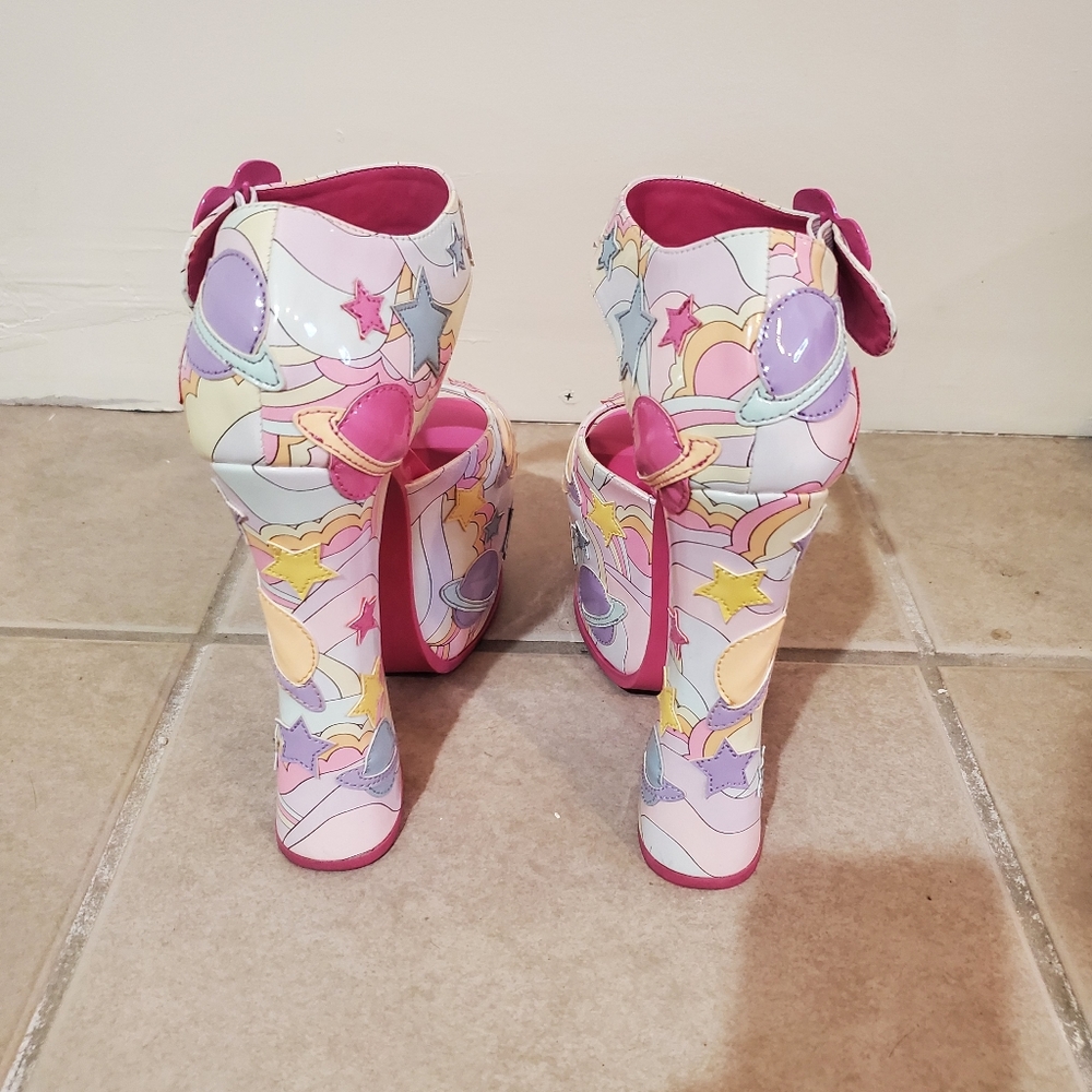 Dollskill sugar thrillz groovy galaxy platform heels - Picture 10 of 16
